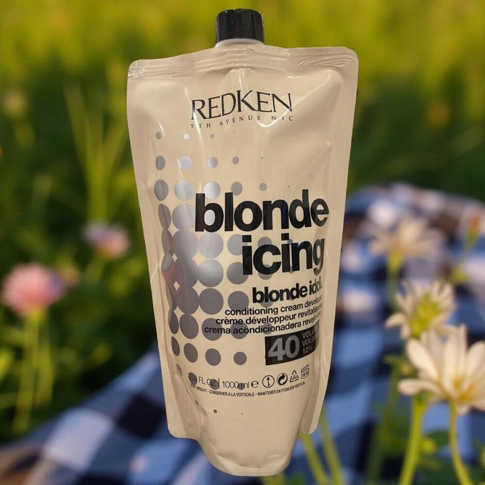 Redken Blonde Icing Conditioning Cream Developer 40 Vol 33.8 oz